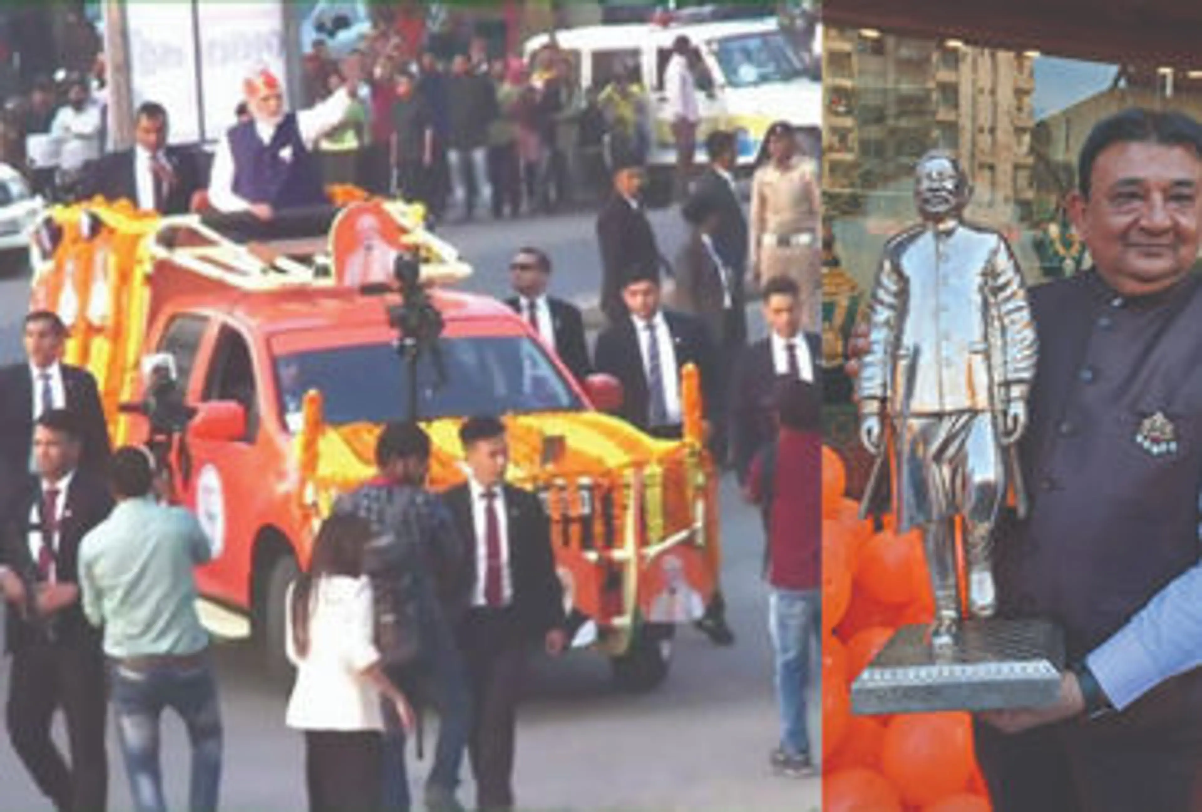 VIDEO : PM મોદીનો નરોડાથી ચાંદખેડા સુધીનો રોડ શો, એમ્બ્યુલન્સ આવતા કાફલાએ રસ્તો આપ્યો