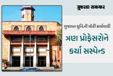 ગુજરાત યુનિવર્સિટીનો એકેડમી કાઉન્સિલની બેઠકમાં નિર્ણય, ત્રણ પ્રોફેસરોને કર્યા સસ્પેન્ડ, એકની સામે તપાસ