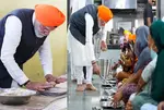 VIDEO: PM મોદીએ પટણા સાહિબ ગુરુદ્વારાની લીધી મુલાકાત, જાતે બનાવી રોટલી, લંગરમાં ભોજન પીરસ્યું