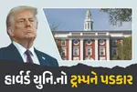 US President Donald Trump Harvard University