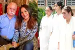 Lara Dutta with LK Dutta