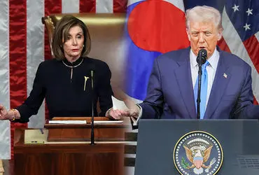 Donald Trump and Nancy Pelosi