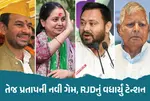 Lalu Prasad Yadav, Tej Pratap Yadav, Tejashwi Yadav, Rohini Yadav, Rohini Acharya Controversy, RJD, JJD, NDA Support, Janshakti Janata Party
