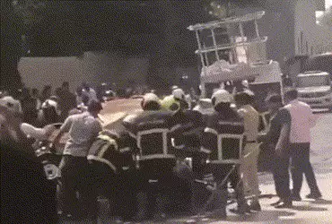 Metro construction mishap Mumbai