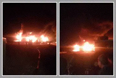 Fire in Ahmedabad