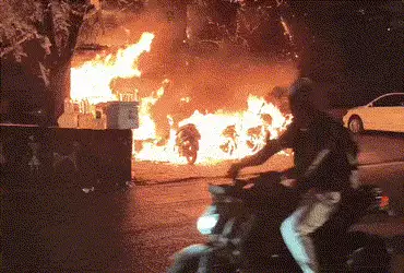 ISKCON Char Rasta fire