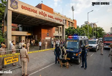 Navrangpura sports club Bomb threat