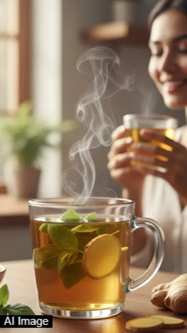 બીમારી સામે રક્ષણ માટે તુલસી-આદુથી બનાવો હેલ્ધી ડ્રિંક! ચહેરા પર આવશે નેચરલ ગ્લો