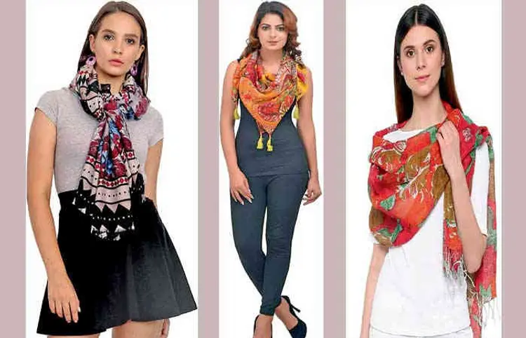 કલરફુલ સ્કાર્ફ ફૅશનની ફૅશન, ઠંડી સામે બંડી 1 - image